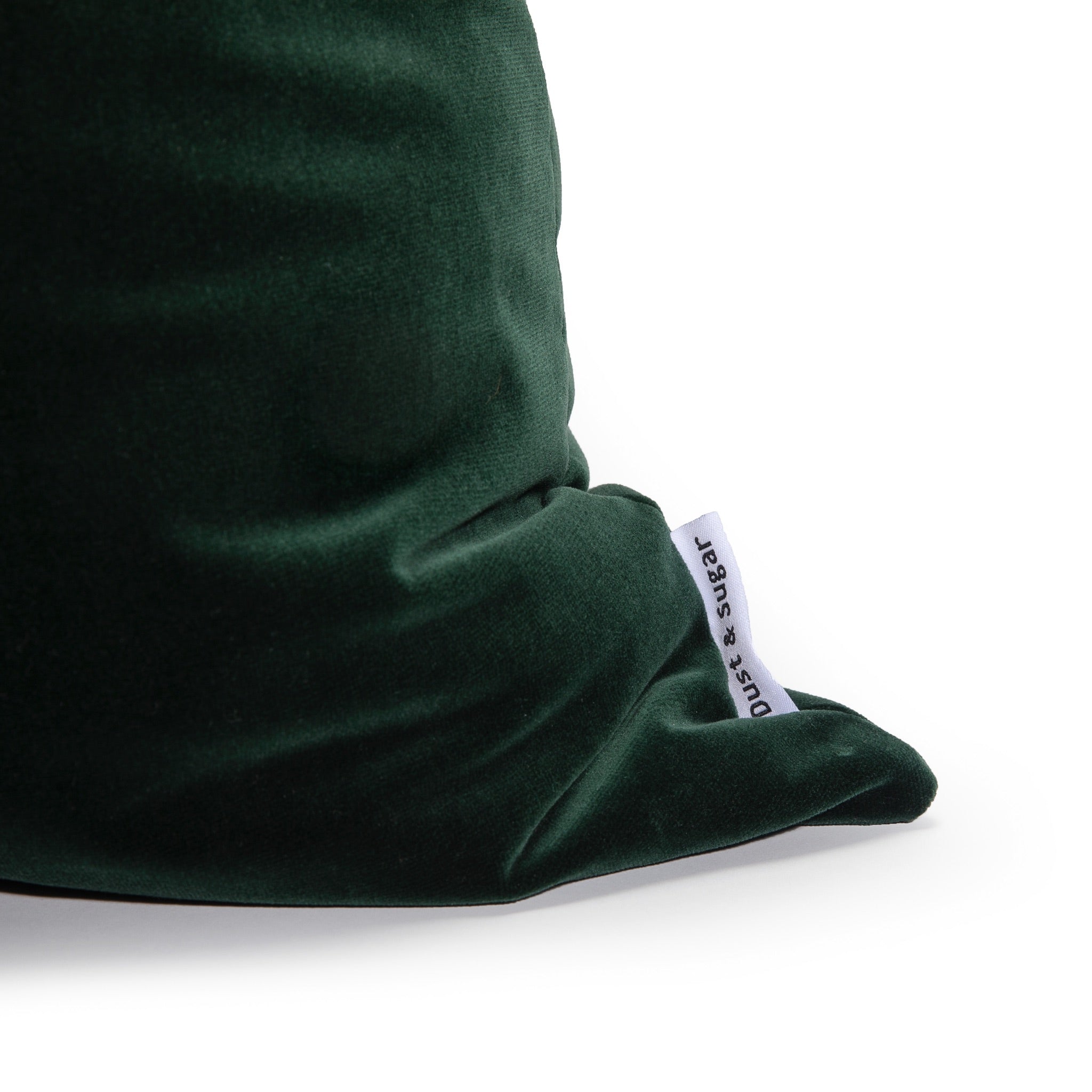 Modern Contemporary Green Soft Italian Velvet Pillow Cover
